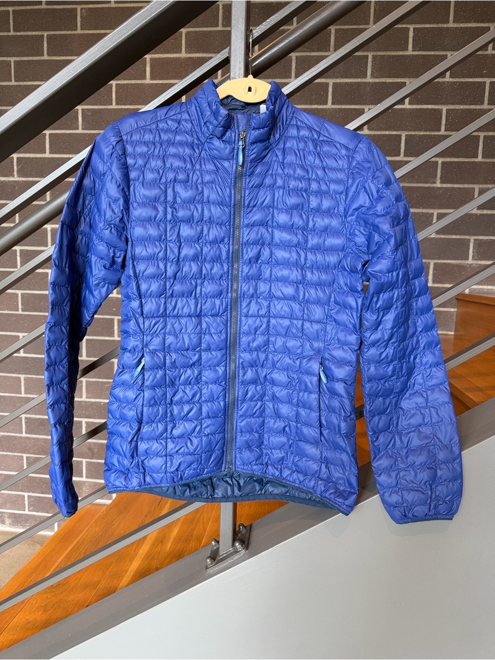 Adidas Lightweight Quilted  Jacket Women's Size Small Royal Blue